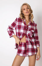 Load image into Gallery viewer, Women&#39;s Checkered Pajamas With Shorts