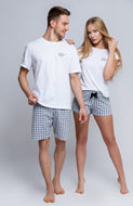 Checked Print Matching Pajamas For Couples 2