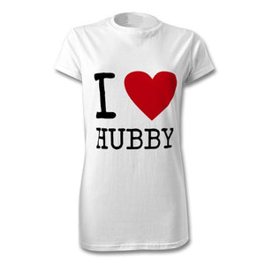I Love Hubby/Wifey T-Shirt Set For Couples