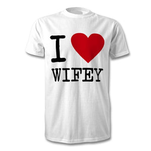 I Love Hubby/Wifey T-Shirt Set For Couples