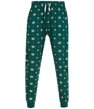 Load image into Gallery viewer, Snowflake Matching PJ Pants Set For Couples