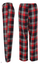 Load image into Gallery viewer, Red Tartan Matching PJ Pants Set For Couples