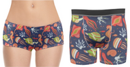 Under The Sea Matching Underwear Set For Couples